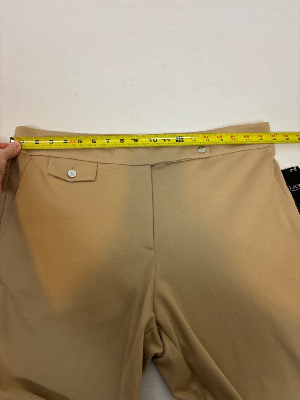 Lauren Ralph Lauren Ponte Ankle Pants in Tan Size XL - Picture 13 of 16